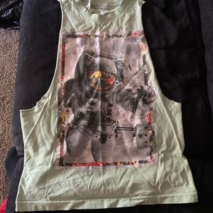 Astronaut muscle tank top